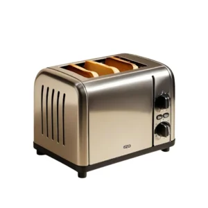 4 Slice Toaster,  Stainless Steel & Black